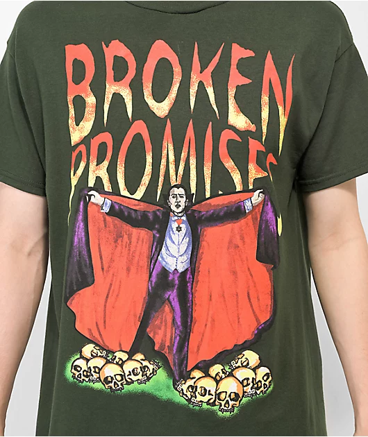 34267-broken-promises-x-dracula-love-sucks-forest-green-t-shirt-3.webp Broken Promises x Dracula Love Sucks Forest Green T-Shirt