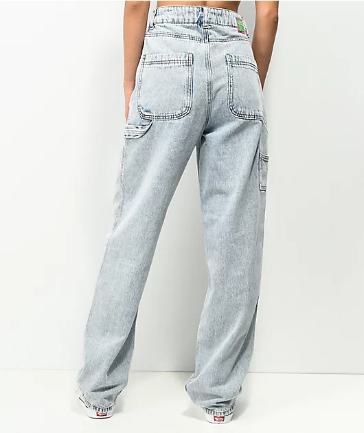 Empyre Tori Billie Acid Wash Carpenter Skate Jeans