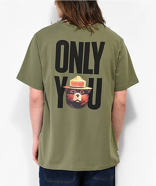 Element x Smokey Bear Stetson Dark Green T-Shirt