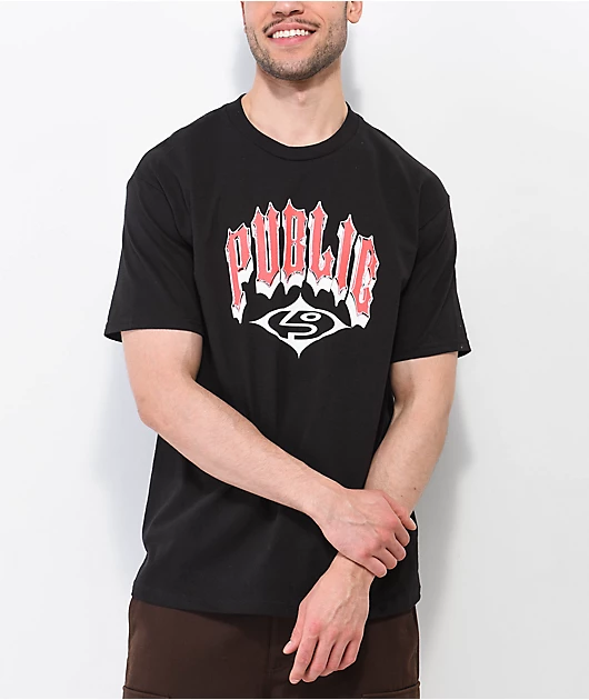Public Dispute Black T-Shirt