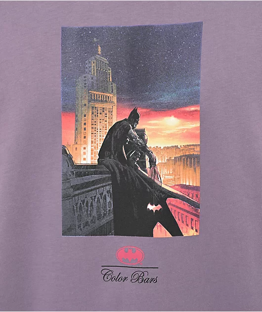 34664-color-bars-x-dc-gotham-lavender-t-shirt-2.webp Color Bars x DC Gotham Lavender T-Shirt