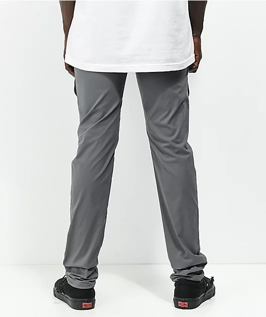 American Stitch Grey Nylon Cargo Pants