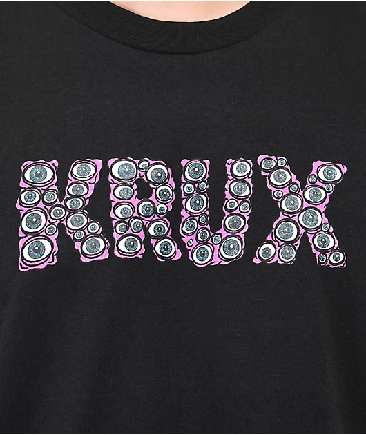 34761-krux-eyeballs-black-t-shirt-2.webp Krux Eyeballs Black T-Shirt