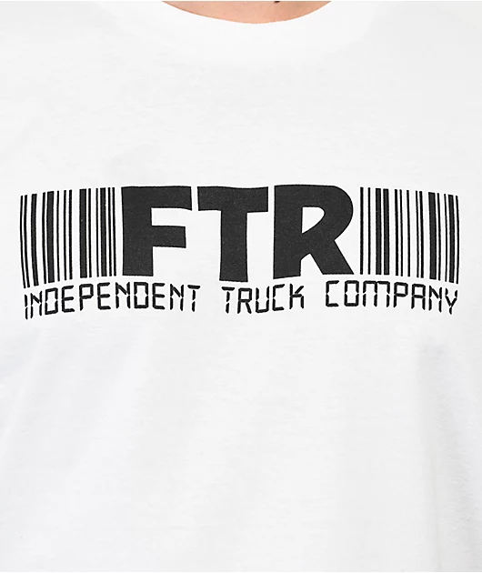 Independent FTR Barcode White T-Shirt