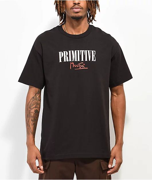 34947-primitive-x-mucha-tragedy-black-t-shirt-2.webp Primitive x Mucha Tragedy Black T-Shirt