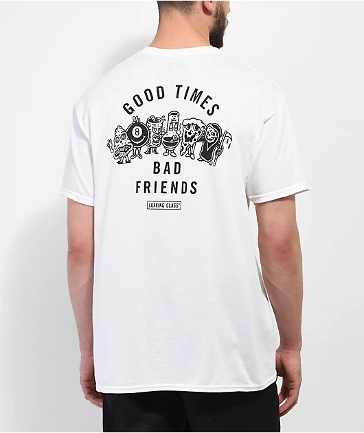 Lurking Class by Sketchy Tank Bad Friends White T-Shirt