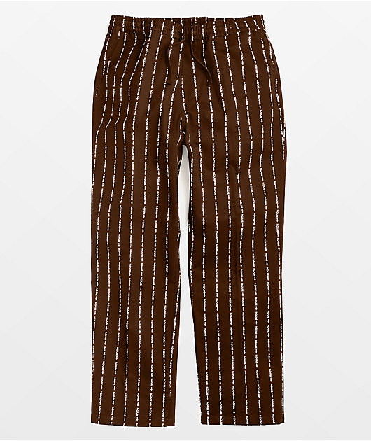 HUF Fuck It Core Brown Easy Pants