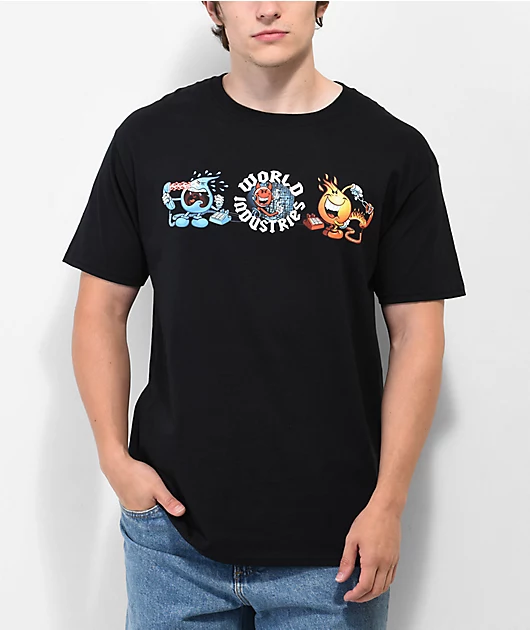 World Industries Crank Call Black T-Shirt