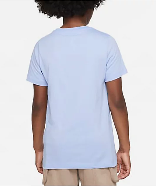 Nike Sportswear Kids Just Do It Swoosh Blue T-Shirt