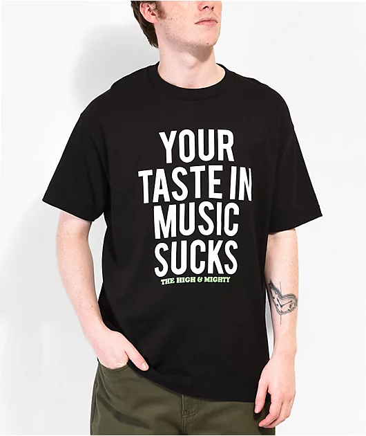 The High & Mighty Honesty Black T-Shirt