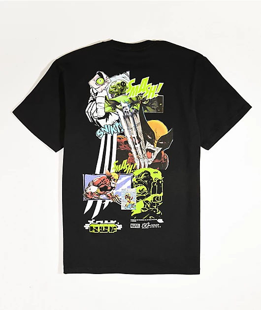 HUF x Marvel Kids Smash Up Black T-Shirt