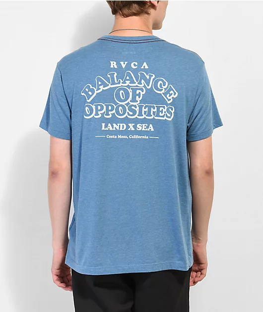 RVCA Landsee Blue T-Shirt