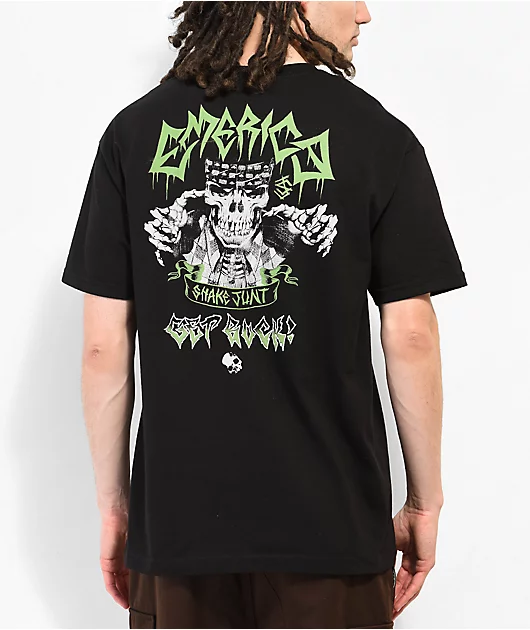Emerica x Shake Junt Skull Black T-Shirt