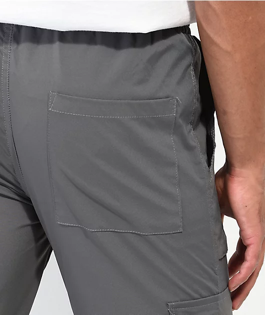 American Stitch Stretch Slim Grey Cargo Pants