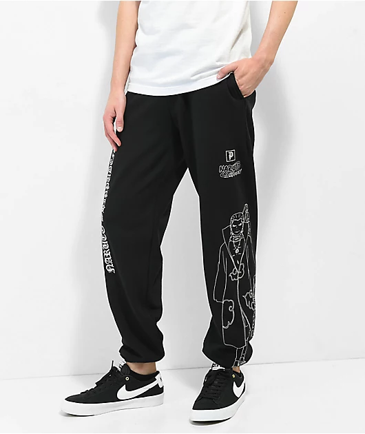 Primitive x Naruto Hidan Black Sweat Pants