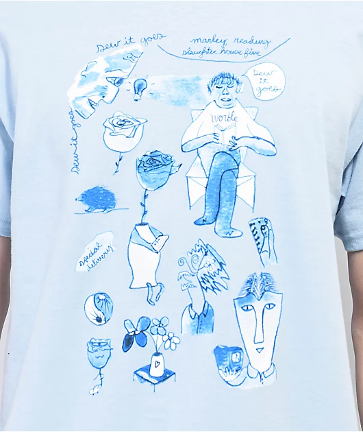 WORBLE The Blues Light Blue T-Shirt