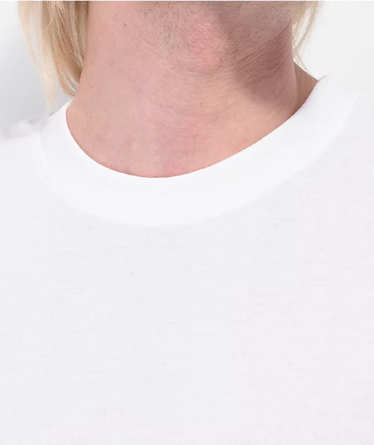 Zine Recycled Cotton & Polyester White T-Shirt