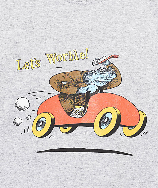 WORBLE Sports Car Heather Grey T-Shirt
