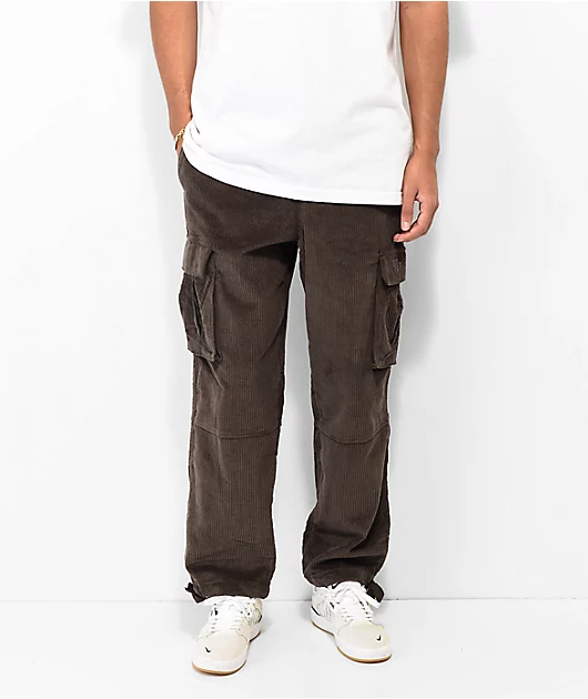 Primitive Genesis Brown Corduroy Cargo Pants