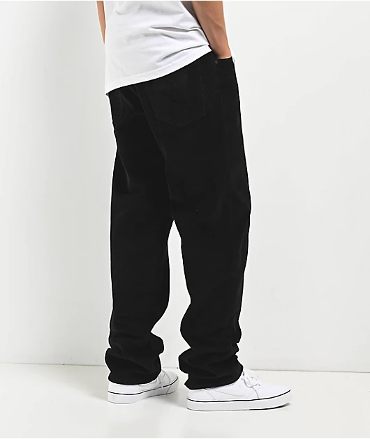 Empyre Kids' Loose Fit Black Corduroy Skate Pants