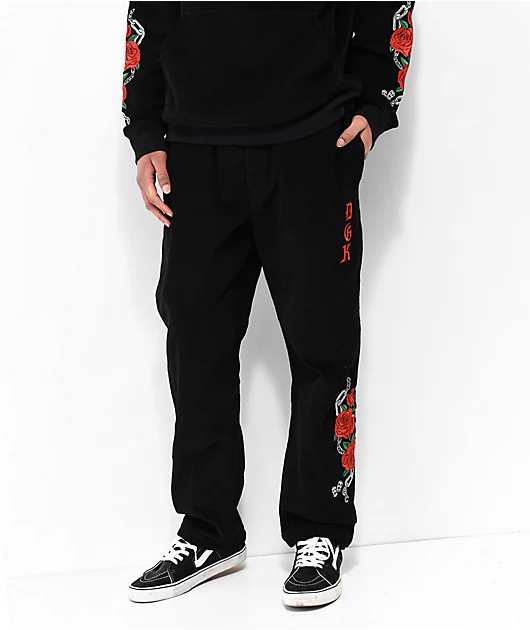 DGK Poetry Black Corduroy Pants