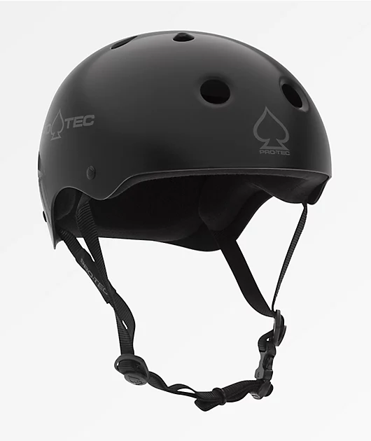 Pro-Tec Classic Matte Black Skateboard Helmet