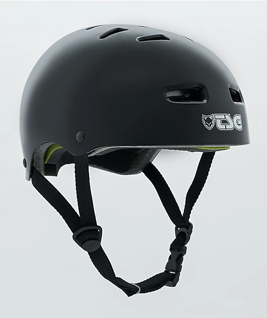 TSG Injected Black BMX & Skateboard Helmet