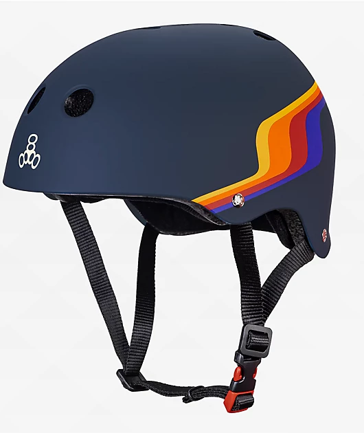 Triple Eight Pacific Beach Blue Helmet