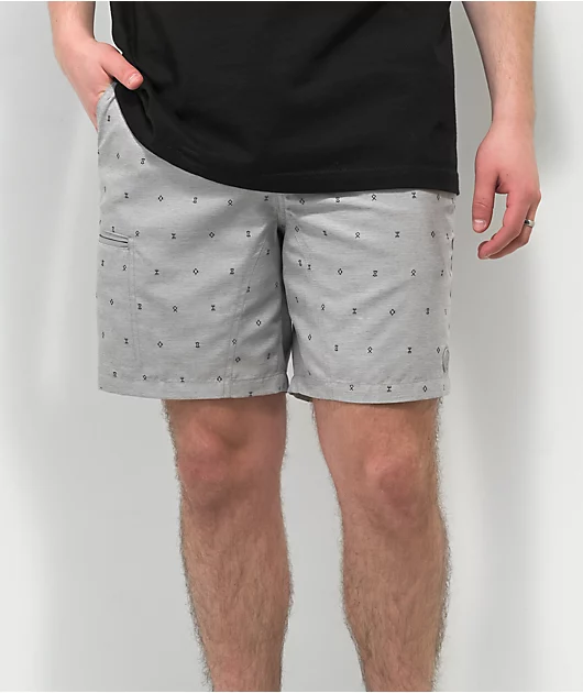 Dravus Goff Grey Hybrid Shorts