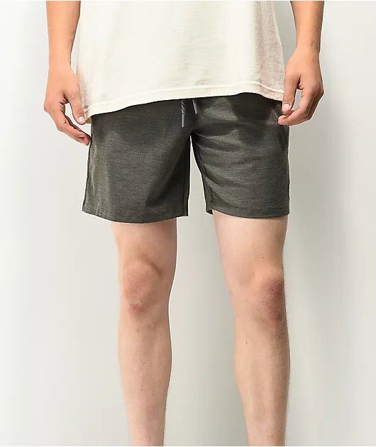 Dravus Terrapin Washed Black Shorts