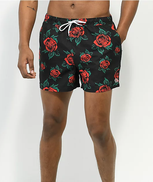 Empyre Ollie Rose Black Board Shorts