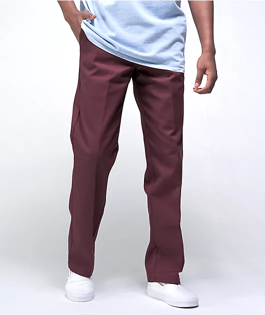 Dickies '67 Skate Straight Maroon Work Pants