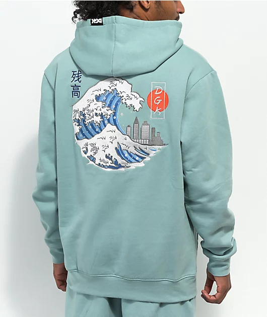 DGK Breaker Seafoam Green Hoodie
