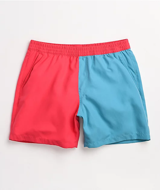 A.LAB Bum Pink & Blue Board Shorts