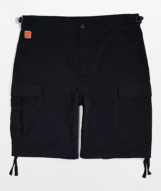 Empyre Skate Black Cargo Shorts