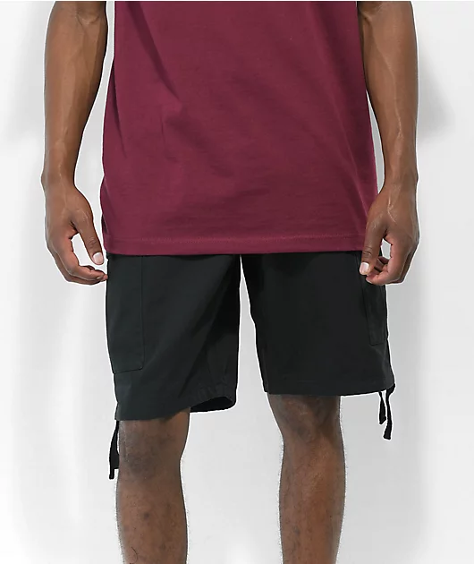 Empyre Skate Black Cargo Shorts