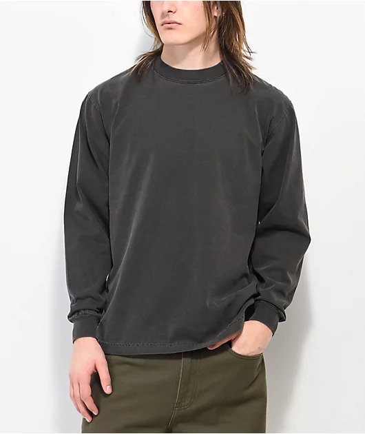 Shaka Wear Garment Dye Shadow Long Sleeve Heavyweight T-Shirt