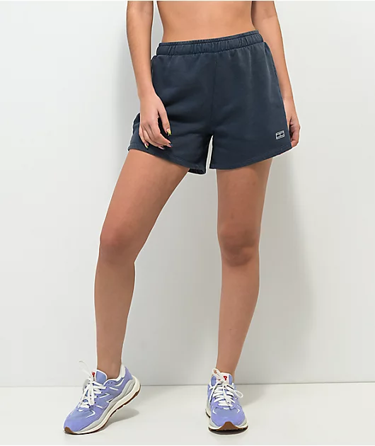 Tommy Hilfiger Roll Down Navy Pigment Wash Sweat Shorts