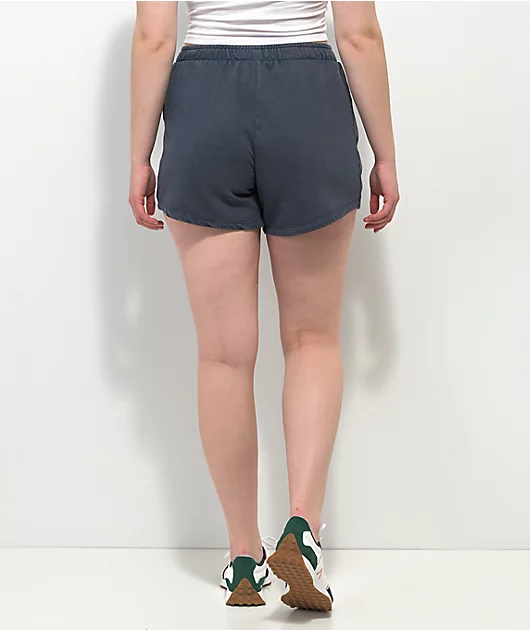 Tommy Hilfiger Roll Down Navy Pigment Wash Sweat Shorts