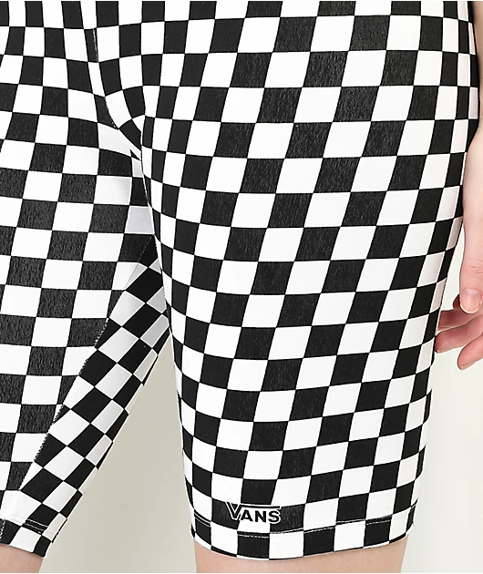 4709-vans-flying-v-black-white-checkered-bike-shorts-4.webp Vans Flying V Black & White Checkered Bike Shorts