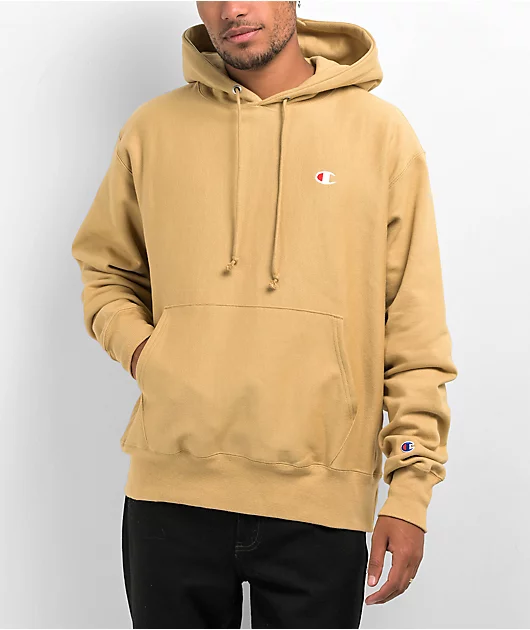 Champion Reverse Weave C Logo Sandrock Hoodie