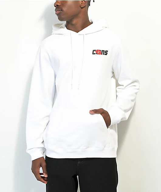 Converse Lips Fleece White Hoodie