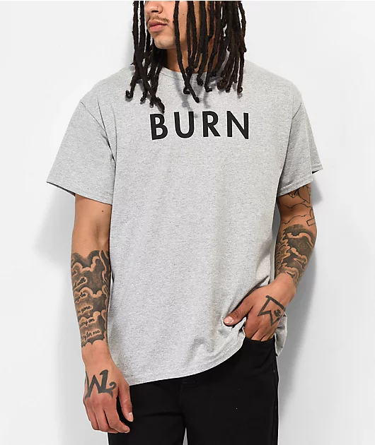 Spitfire x Gnarhunters Burn Grey T-Shirt