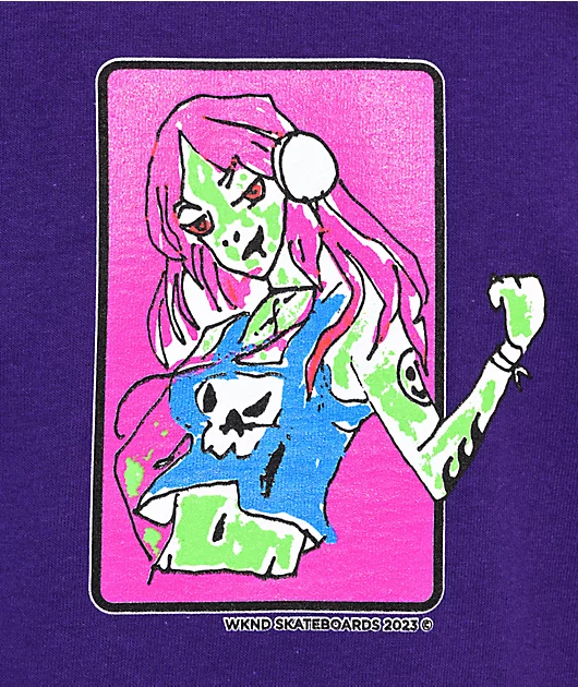 WKND Muscle Purple T-Shirt