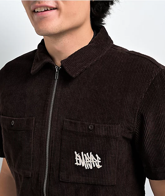 48826-empyre-circa-corduroy-zip-short-sleeve-shirt-3.webp Empyre Circa Corduroy Zip Short Sleeve Shirt