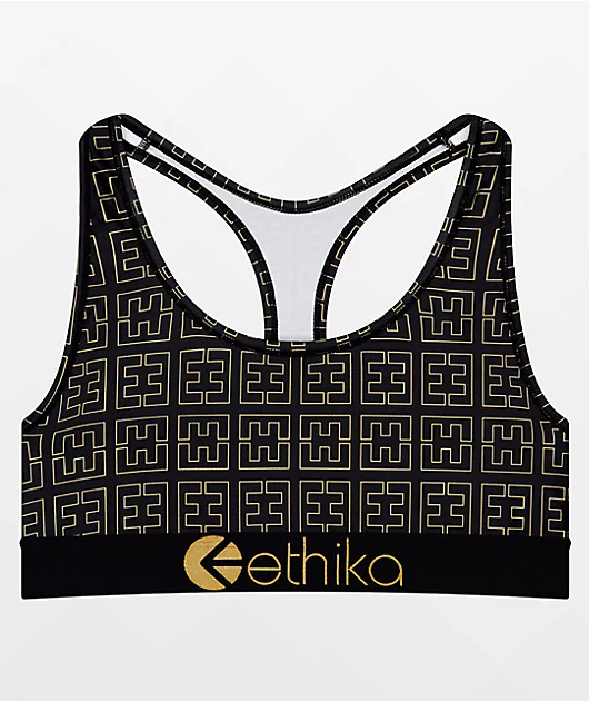 Ethika E'mono Black Sports Bra
