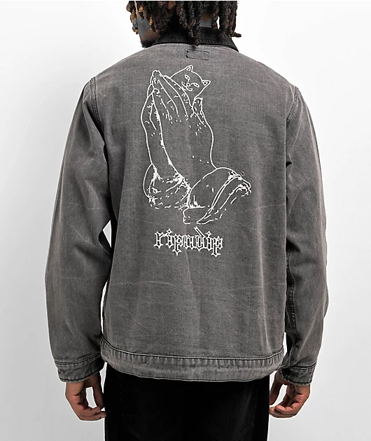 RIPNDIP Los Feliz Black Denim Work Jacket