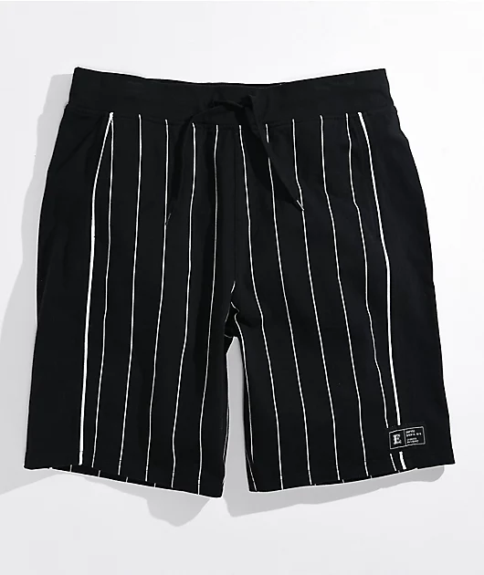 Empyre Chuck Black Pinstripe Shorts