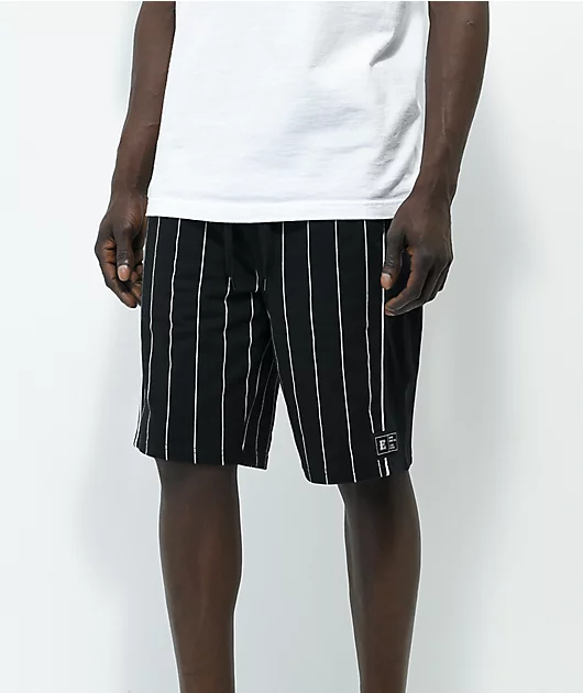 Empyre Chuck Black Pinstripe Shorts