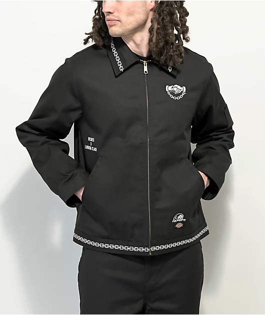Dickies x Lurking Class by Sketchy Tank Eisenhower Black Work Jacket